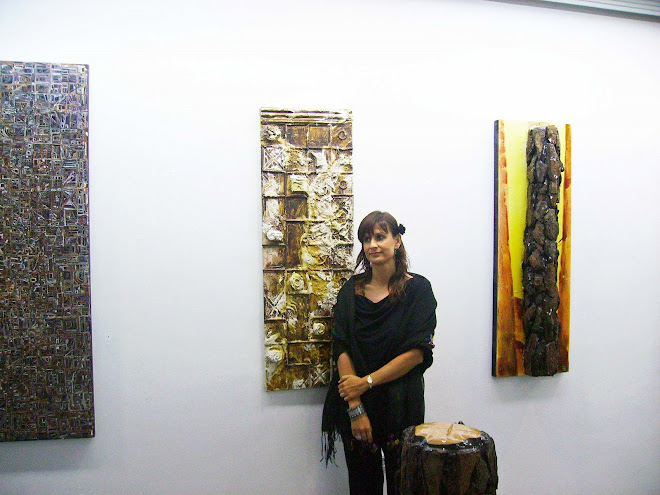 Carla Taveira with the work 'Portadas'