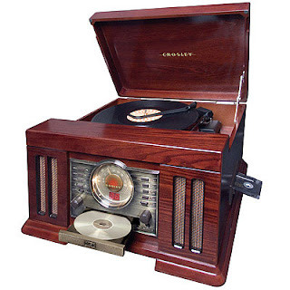 retro record player