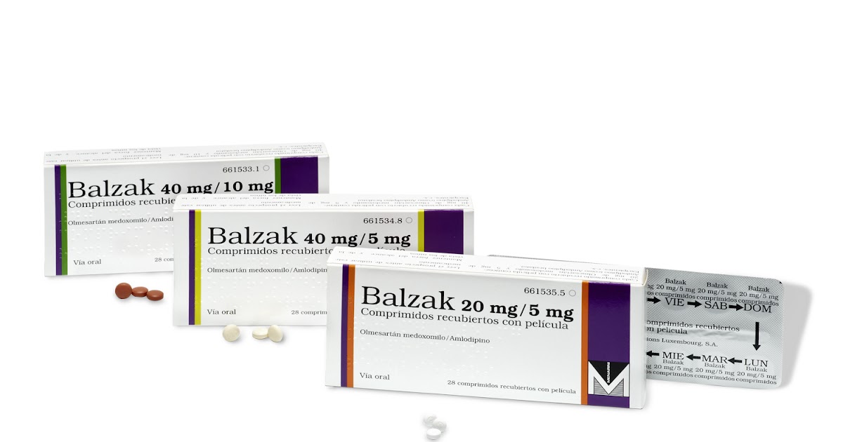 Medicamento para la hipertensión amlodipino lado