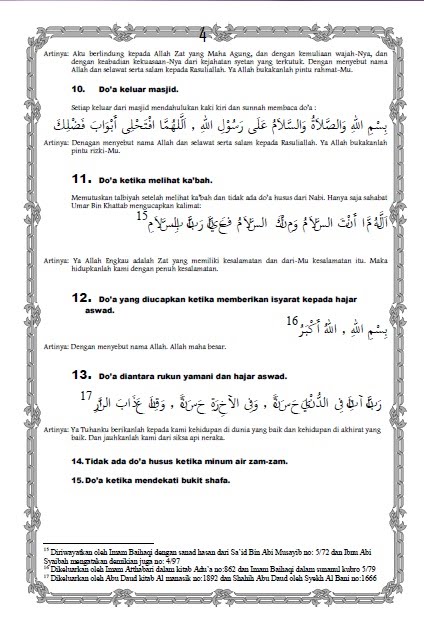 Buku Islam Gratis: RINGKASAN DOA HAJI DAN UMROH