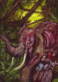 Resident Evil Zombie Elephant