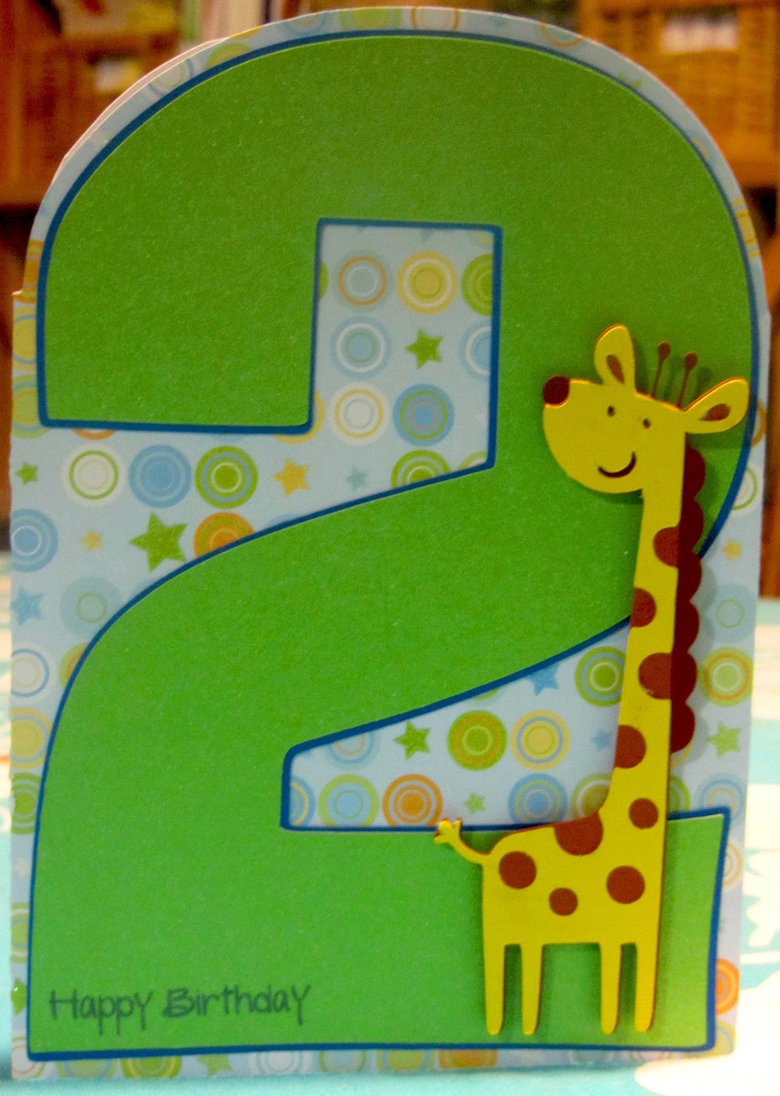 OBX Stamping &amp; Crafting: 2nd Birthday Card