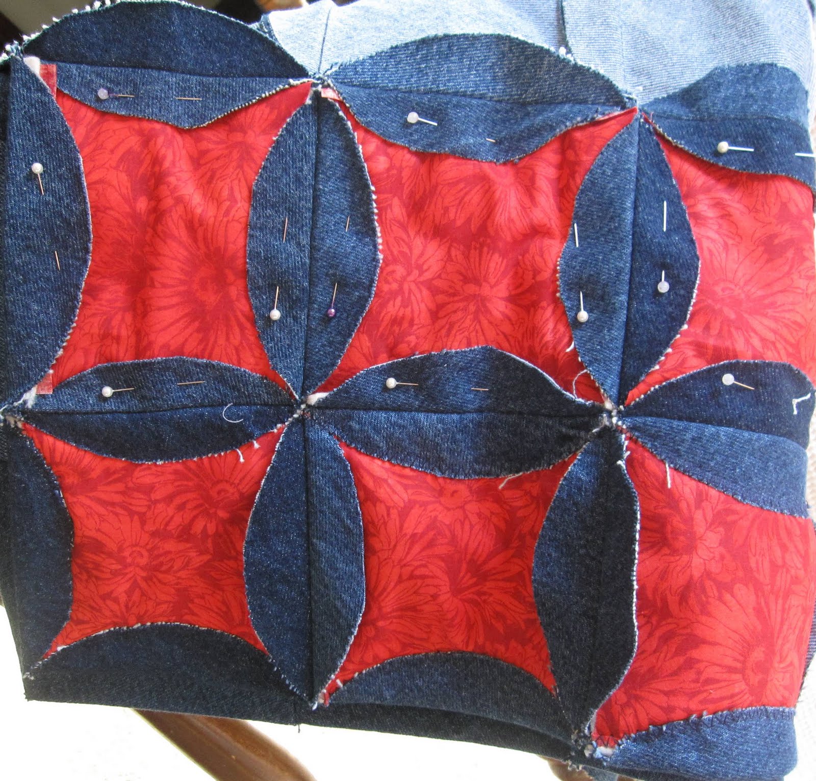 Three Turns to Home: Denim Quilt