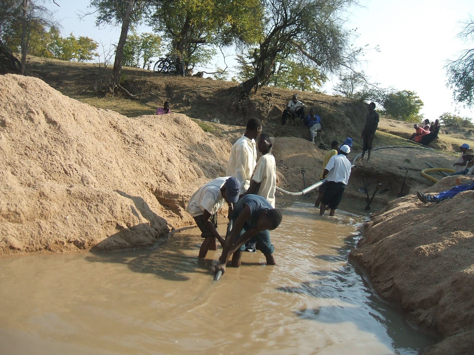 Dabane water Sand abstraction as a method of drawing water