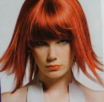 red hair on celebrities. With so many celebrities these days going for a rather dramatic short hair