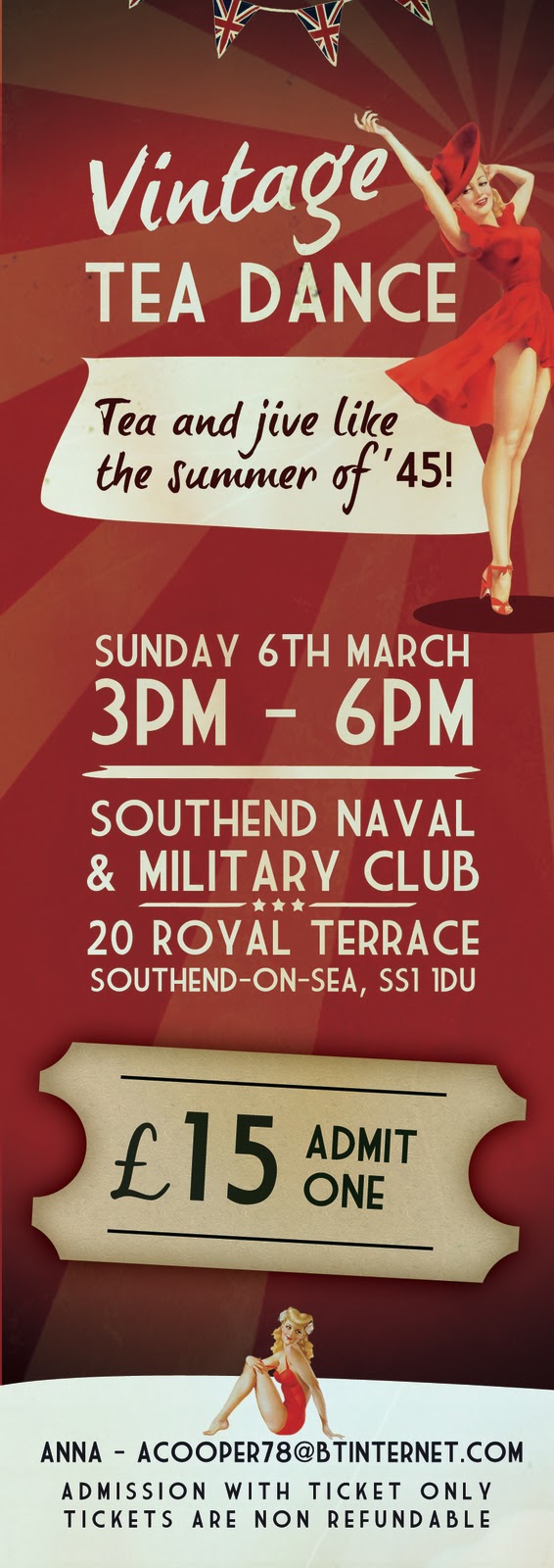 betty blue eyes events 1940's tea dance 6th March