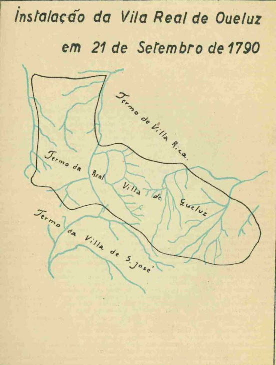 MAPA DO TERMO DA VILA QUELUZ 1790