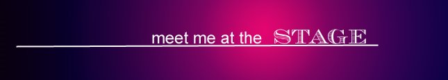 meet me at the stage door