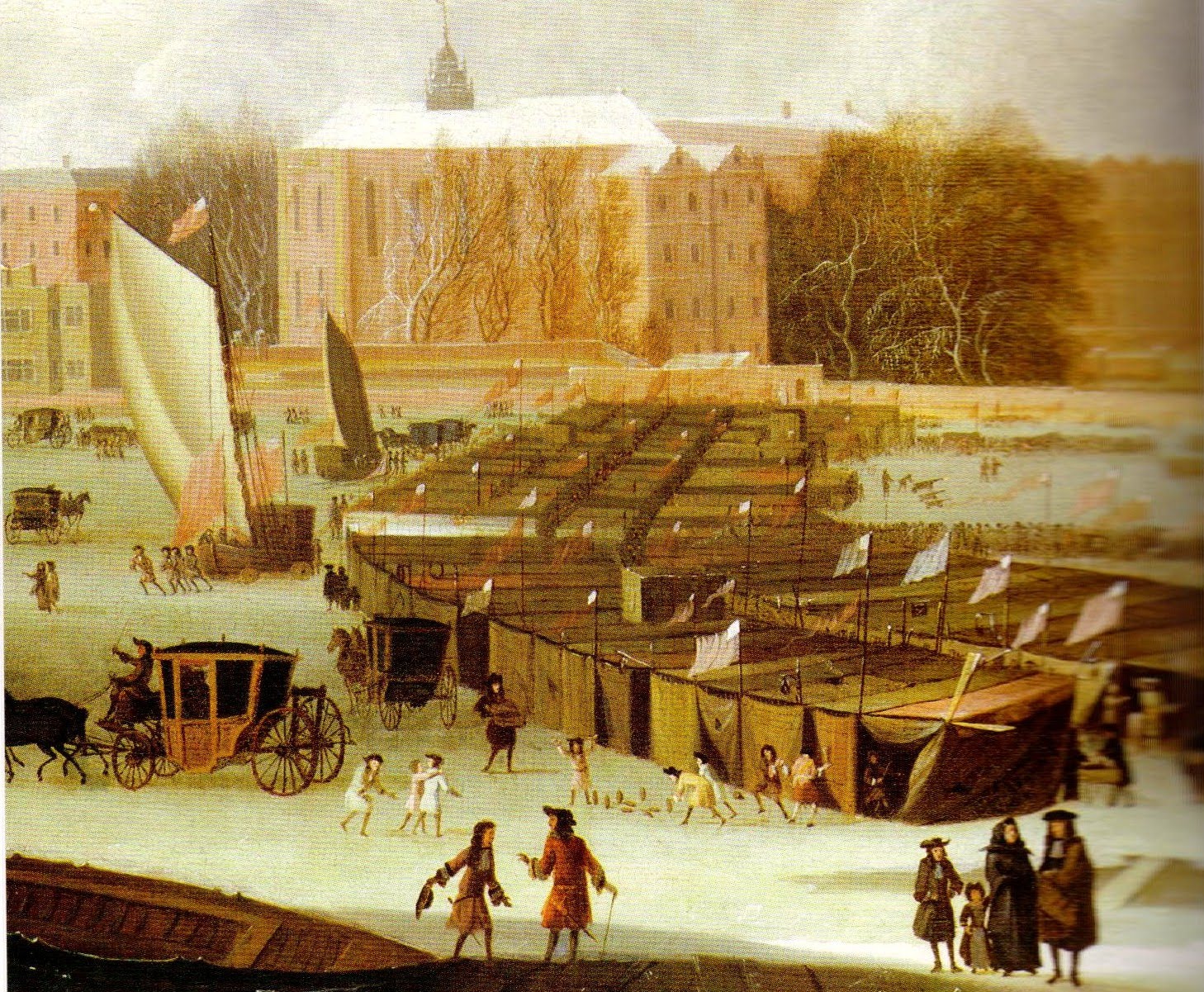 Зимние картинки и праздники. Европа,17-19 век- малый ледниковый период.
