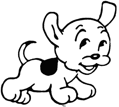 Puppy Coloring Sheets on Puppy Coloring Pages Represent Friendly Animal