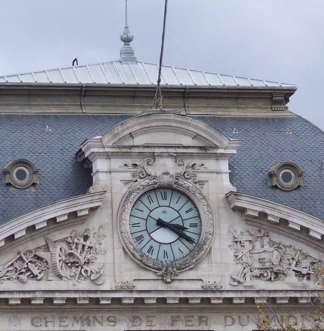 Minuterie / Cadran Horloge D'édifice - Comtoise - Fer Et Bronze - XIXème