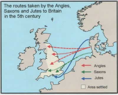 Image result for Anglo-Saxons were Germanic invaders