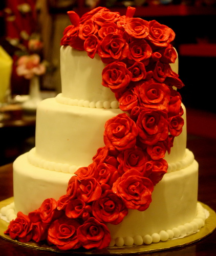 Cake LoVers~: 3 tier wedding cake
