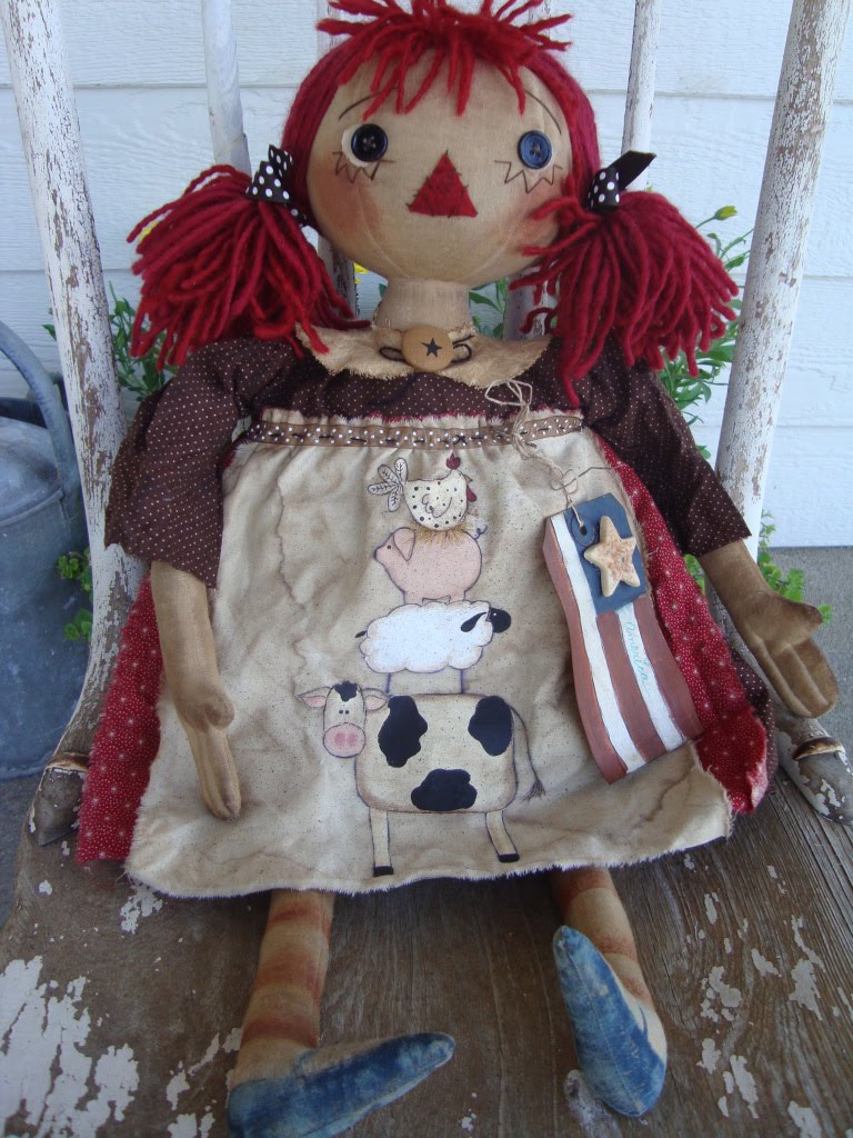 PRIMITIVES FROM THE ATTIC Awesome Primitive/Folk Art Dolls by Raggedy