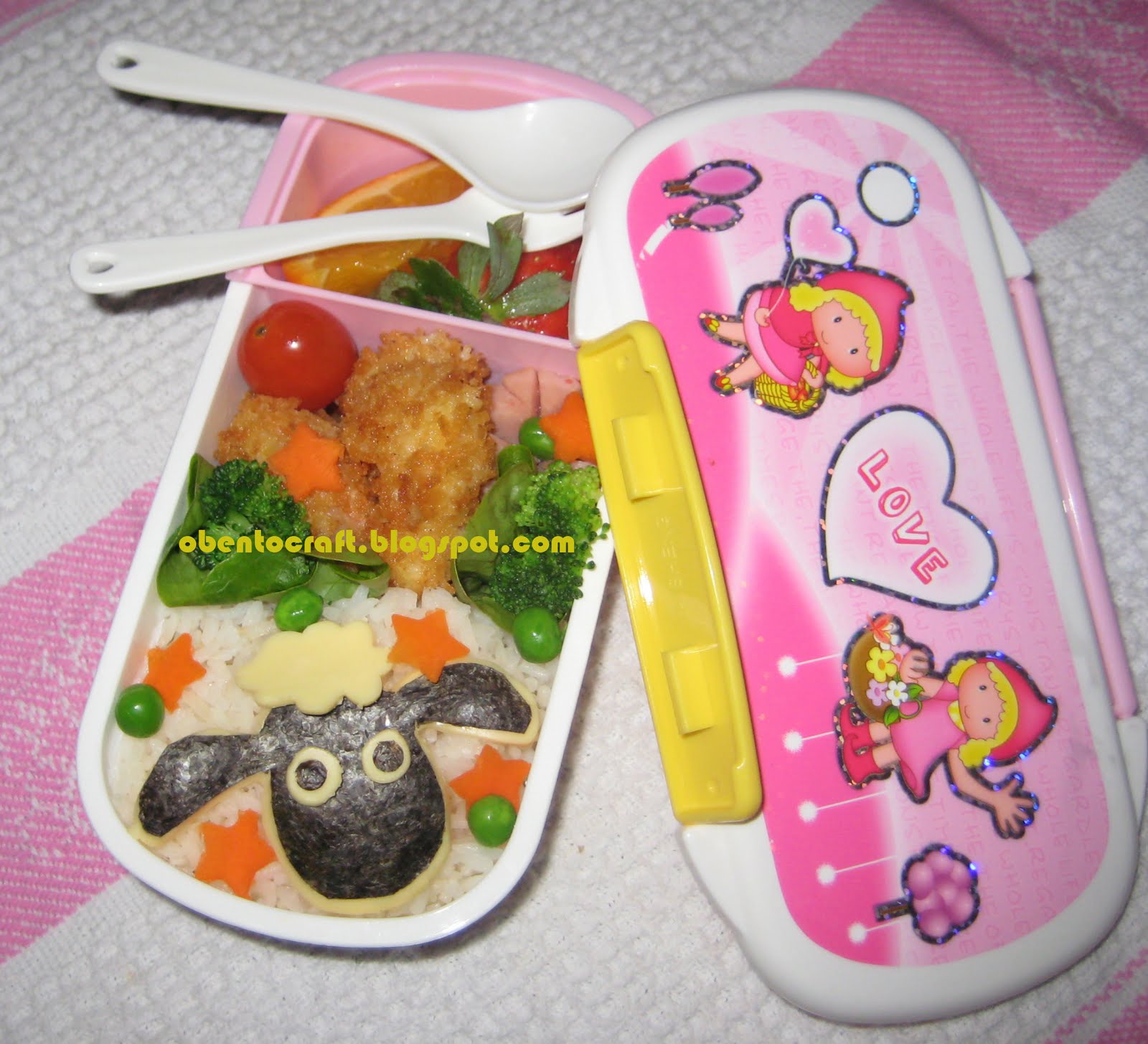Obento Craft for cute & fun Lunch Boxes Bento 008009 Shaun the
