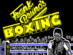 ZX Spectrum Game Frank Bruno's Boxing