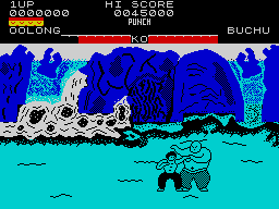 ZX Spectrum Games Yie Ar Kung Fu Game Screen