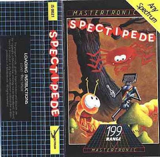 ZX Spectrum Spectipede Cassette Inlay