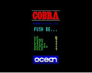 Choosing controls was even funny in Cobra - ZX Spectrum