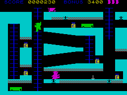 Gilligan's Gold Level 1 - ZX Spectrum