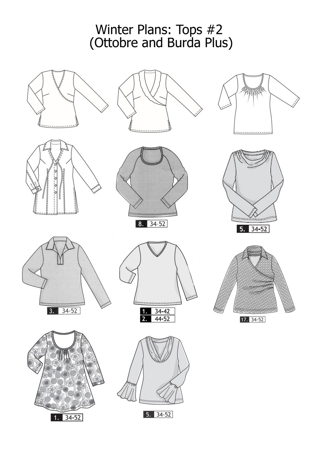 Simple Sewist Winter Tops