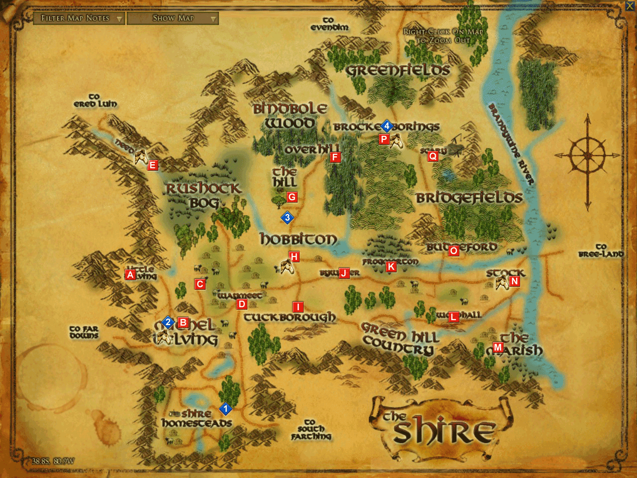 Leveling Guide To The Shire Custom Page Custom Aragorn s Allies 