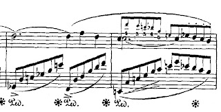 Schumann: Carnaval, Chopin, mm. 9-10