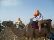 Jess and I on our camels