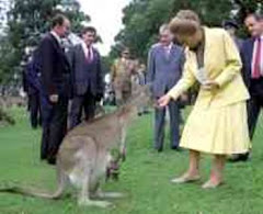 Elena si Nicolae Ceausescu in Australia