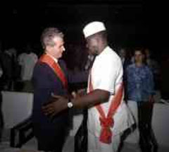Nicolae Ceausescu in Guineea