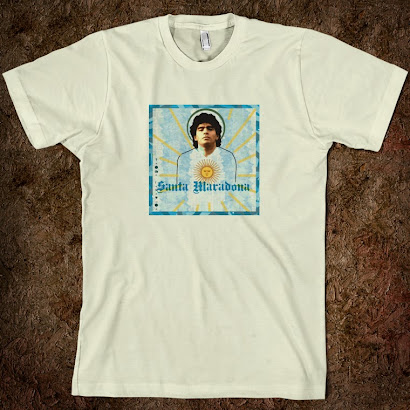Santa Maradona Tee Shirt