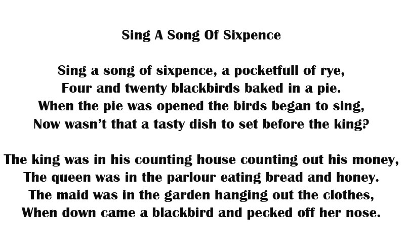 Miss Edna's Place: Four And Twenty Blackbirds....