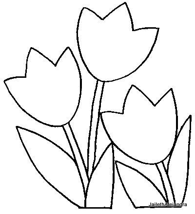 Kumas Boyama Icin Lale Deseni
