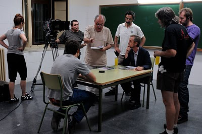 Pedro Costa dando instrucciones de rodaje