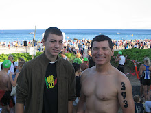 Dad and Connor: Kona 70.3