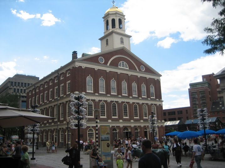Boston Traveling and English Study Quincy market Wonderful place for