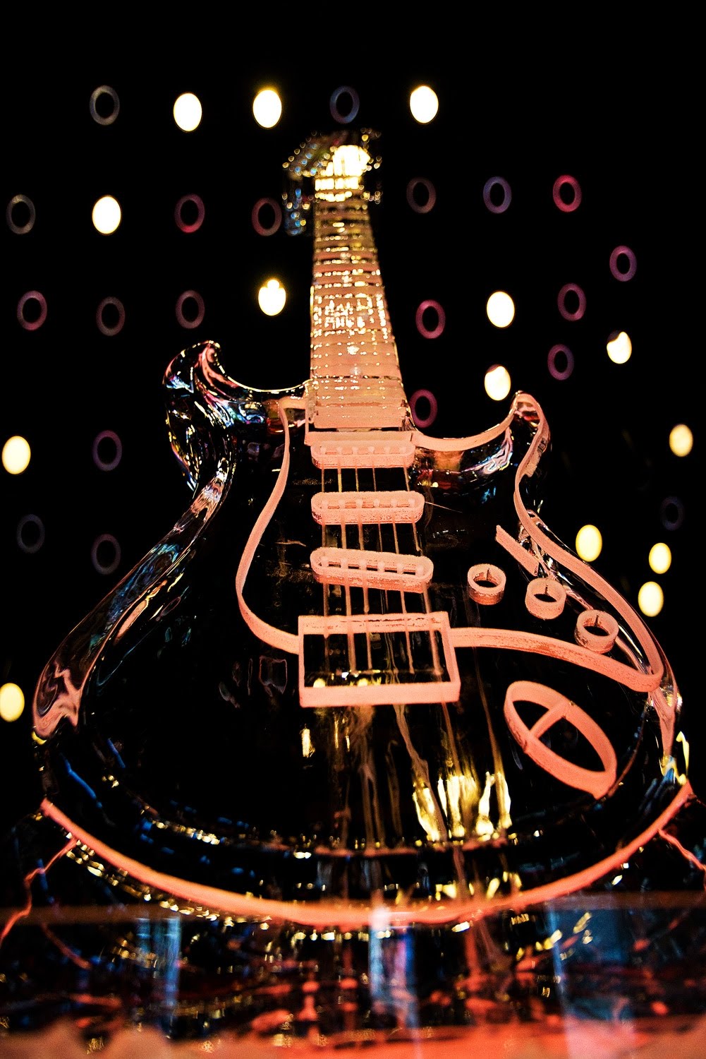 Iced Out of Sight Hard Rock Cafe Guitar