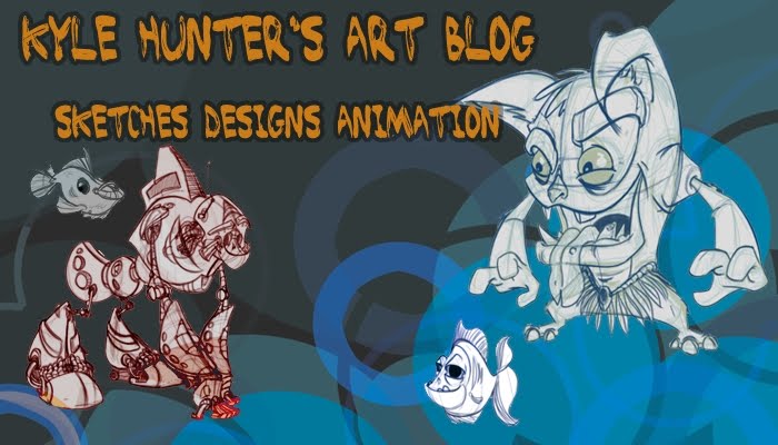 Kyles Hunter's Animation, sketches and life drawing