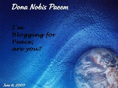 BLOGGING FOR PEACE