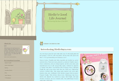 Birdies Good Life Blogger Skin