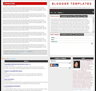 Tabs 01 Blogger Template