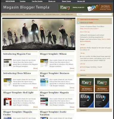 Magasin Uno Blogger Template