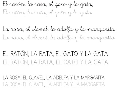 CALIGRAFIA CON FRASES Y PALABRAS 