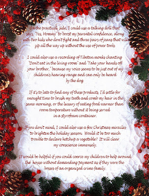 Craftymumz Creations: MOM'S LETTER TO SANTA to share