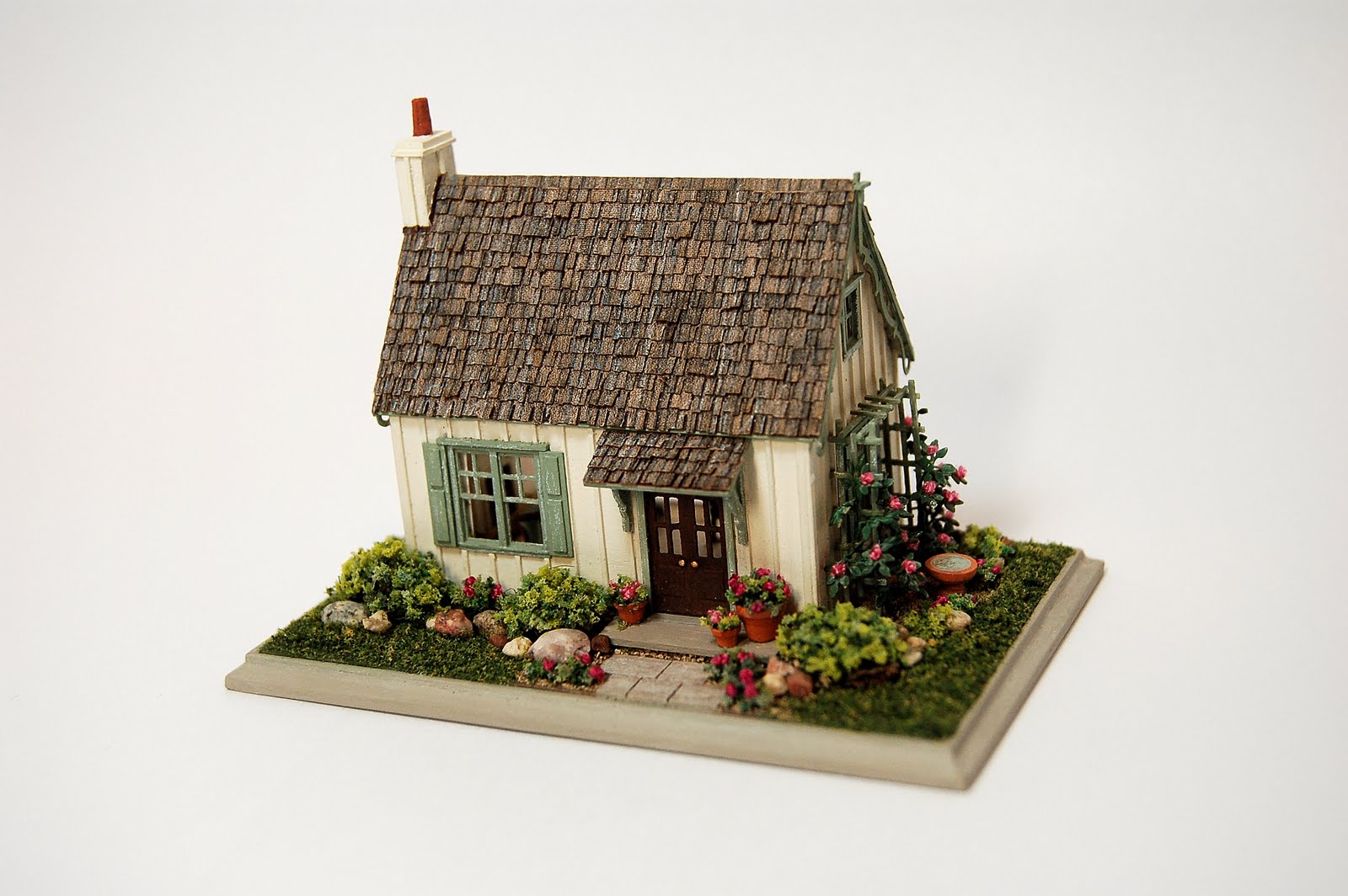 Miniature Miniatures Nell Corkin Victorian Cottage