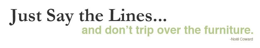Just Say the Lines...