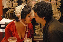 Anna and Rolando in La Bohème - the movie shot at the Rosenhügel studios in Vienna in February 2008