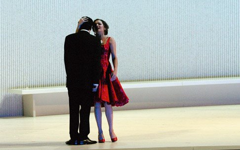 Anna and Rolando in La Traviata at the Salzburger Festspiele 2005