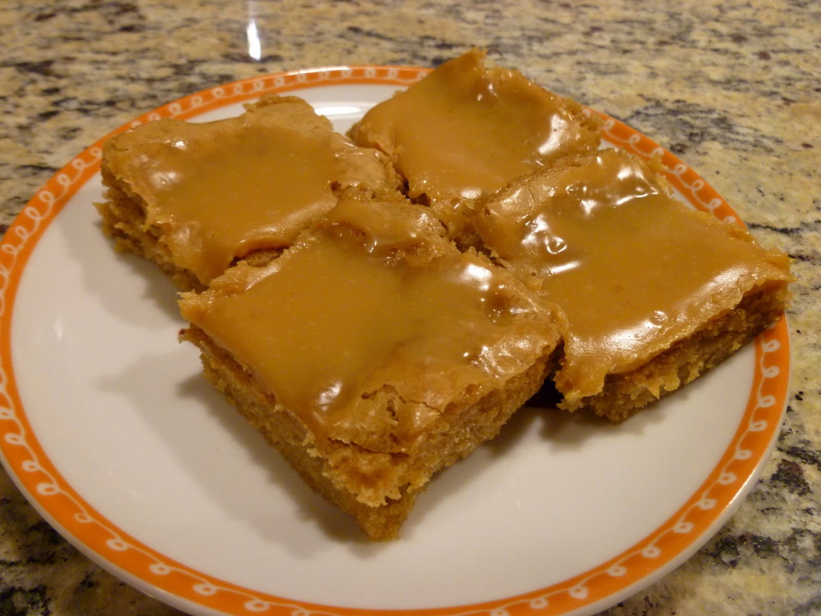 The Pastry Chef's Baking CaramelGlazed Blondies