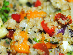 Couscous salad with roasted vegetables